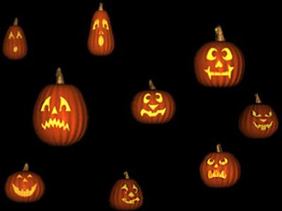 Spooky Pumpkins Halloween Screensaver
